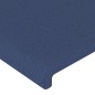 Giroletto con Testiera Blu 140x190 cm in Tessuto Giroletto con Testiera Blu 140x190 cm in Tessuto