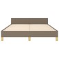 Giroletto con Testiera Tortora 140x190 cm in Tessuto Giroletto con Testiera Tortora 140x190 cm in Tessuto