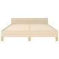 Giroletto con Testiera Crema 140x200 cm in Tessuto Giroletto con Testiera Crema 140x200 cm in Tessuto