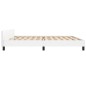 vidaXL Giroletto con Testiera Bianco 200x200 cm in Similpelle vidaXL Giroletto con Testiera Bianco 200x200 cm in Similpelle