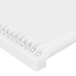 vidaXL Giroletto con Testiera Bianco 200x200 cm in Similpelle vidaXL Giroletto con Testiera Bianco 200x200 cm in Similpelle