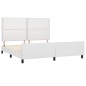 vidaXL Giroletto con Testiera Bianco 160x200 cm in Similpelle vidaXL Giroletto con Testiera Bianco 160x200 cm in Similpelle