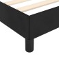 vidaXL Giroletto con Testiera Nero 90x190 cm in Velluto vidaXL Giroletto con Testiera Nero 90x190 cm in Velluto