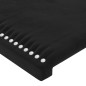 vidaXL Giroletto senza Materasso Nero 100x200 cm in Velluto vidaXL Giroletto senza Materasso Nero 100x200 cm in Velluto