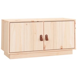 Mobile Porta TV 80x34x40 cm in Legno Massello di Pino