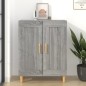 Credenza Grigio Sonoma 69,5x34x90 cm in Legno Multistrato Credenza Grigio Sonoma 69,5x34x90 cm in Legno Multistrato