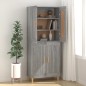 Credenza Grigio Sonoma 69,5x34x90 cm in Legno Multistrato Credenza Grigio Sonoma 69,5x34x90 cm in Legno Multistrato