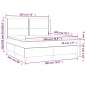vidaXL Giroletto a Molle con Materasso Nero 180x200 cm in Similpelle