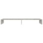 Supporto Monitor Grigio Cemento 110x23,5x9 cm Legno Multistrato Supporto Monitor Grigio Cemento 110x23,5x9 cm Legno Multistrato