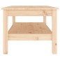 Tavolino da Salotto 110x50x40 cm in Legno Massello di Pino