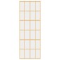 Porta Scorrevole Dorata 76x205 Vetro Trasparente ESG Alluminio Porta Scorrevole Dorata 76x205 Vetro Trasparente ESG Alluminio