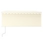 Tenda Automatica Parasole LED Sensore Vento 3,5x2,5cm Crema Tenda Automatica Parasole LED Sensore Vento 3,5x2,5cm Crema