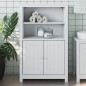 Mobile da Bagno BERG Bianco 69,5x34x110 cm Legno Massello Pino Mobile da Bagno BERG Bianco 69,5x34x110 cm Legno Massello Pino