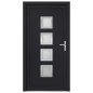 vidaXL Porta Ingresso Antracite 98x208 cm in PVC vidaXL Porta Ingresso Antracite 98x208 cm in PVC