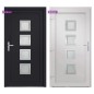 Porta Ingresso Antracite 108x200 cm in PVC Porta Ingresso Antracite 108x200 cm in PVC