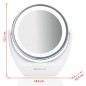 Medisana Specchio da Trucco 2-in-1 CM 835 12 cm Bianco 88554 Medisana Specchio da Trucco 2-in-1 CM 835 12 cm Bianco 88554