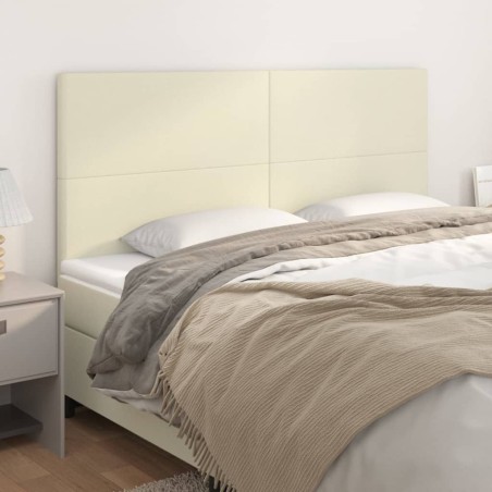 Testiere 4 pz Marroni 100x5x78/88 cm in Similpelle