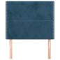 Testiere 2 pz Blu Scuro 100x5x78/88 cm in Velluto Testiere 2 pz Blu Scuro 100x5x78/88 cm in Velluto
