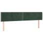 Testiera ad Orecchio Verde Scuro 203x16x78/88 cm in Velluto Testiera ad Orecchio Verde Scuro 203x16x78/88 cm in Velluto
