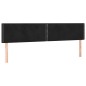 vidaXL Letto a Molle con Materasso e LED Nero 180x200 cm in Velluto vidaXL Letto a Molle con Materasso e LED Nero 180x200 cm in Velluto