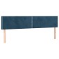 vidaXL Letto a Molle con Materasso e LED Blu Scuro 200x200 cm vidaXL Letto a Molle con Materasso e LED Blu Scuro 200x200 cm