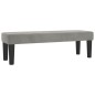 vidaXL Giroletto a Molle con Materasso Grigio Chiaro 200x200cm Velluto