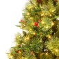 Albero di Natale con LED e Pigne Verde 195 cm in PVC e PE Albero di Natale con LED e Pigne Verde 195 cm in PVC e PE