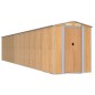 vidaXL Capanno Giardino Marrone Chiaro 192x1021x223 cm Acciaio Zincato vidaXL Capanno Giardino Marrone Chiaro 192x1021x223 cm Acciaio Zincato