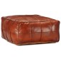 Pouf Tanno 60x60x30 cm in Vera Pelle di Capra Pouf Tanno 60x60x30 cm in Vera Pelle di Capra