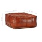 Pouf Tanno 60x60x30 cm in Vera Pelle di Capra Pouf Tanno 60x60x30 cm in Vera Pelle di Capra