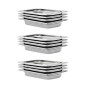 Contenitori Gastronorm 12 pz GN 1/4 40 mm in Acciaio Inox Contenitori Gastronorm 12 pz GN 1/4 40 mm in Acciaio Inox