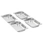 Contenitori Gastronorm 12 pz GN 1/4 40 mm in Acciaio Inox Contenitori Gastronorm 12 pz GN 1/4 40 mm in Acciaio Inox