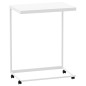 Tavolino con Ruote Bianco 55x35x70 cm in Legno Multistrato Tavolino con Ruote Bianco 55x35x70 cm in Legno Multistrato
