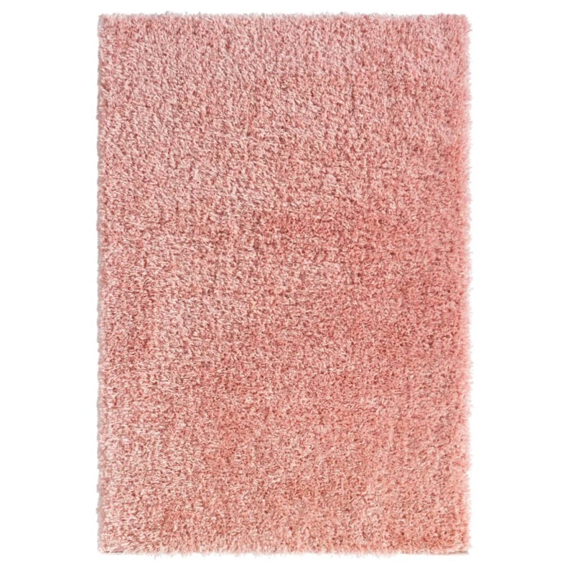 Tappeto Shaggy a Pelo Lungo Rosa 160x230 cm 50 mm Tappeto Shaggy a Pelo Lungo Rosa 160x230 cm 50 mm