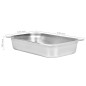 Contenitori Gastronorm 4 pz GN 1/1 100 mm in Acciaio Inox Contenitori Gastronorm 4 pz GN 1/1 100 mm in Acciaio Inox