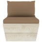 Set Divani da Giardino su Pallet 6 pz con Cuscini Legno Abete Set Divani da Giardino su Pallet 6 pz con Cuscini Legno Abete