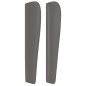 Testiera ad Orecchio Grigio Scuro 93x23x118/128cm in Similpelle Testiera ad Orecchio Grigio Scuro 93x23x118/128cm in Similpelle