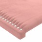 Testiera ad Orecchio Rosa 183x16x78/88 cm in Velluto Testiera ad Orecchio Rosa 183x16x78/88 cm in Velluto