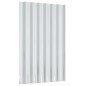 Pannelli Tetto 36pz Acciaio Verniciato a Polvere Grigio 60x36cm Pannelli Tetto 36pz Acciaio Verniciato a Polvere Grigio 60x36cm