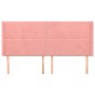 Testiera ad Orecchio Rosa 183x16x118/128 cm in Velluto Testiera ad Orecchio Rosa 183x16x118/128 cm in Velluto