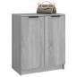 Scarpiera Grigio Sonoma 59x35x70 cm in Legno Multistrato Scarpiera Grigio Sonoma 59x35x70 cm in Legno Multistrato