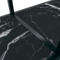 Tavolo Consolle Nero 220x35x75,5 cm in Vetro Temperato Tavolo Consolle Nero 220x35x75,5 cm in Vetro Temperato