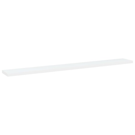 Ripiani per Libreria 4pz Bianchi 80x10x1,5 cm Legno Multistrato