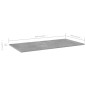 Ripiani Libreria 4pz Grigio Cemento 100x50x1,5cm Multistrato