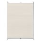 Tenda plissè 100x125cm Crema