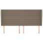 Testiera ad Orecchio Tortora 203x23x118/128 cm in Tessuto Testiera ad Orecchio Tortora 203x23x118/128 cm in Tessuto