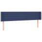 Testiera ad Orecchio Blu 203x16x78/88cm in Tessuto Testiera ad Orecchio Blu 203x16x78/88cm in Tessuto