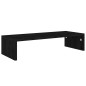Supporto per Monitor Nero 60x23,5x12 cm Legno Multistrato Supporto per Monitor Nero 60x23,5x12 cm Legno Multistrato