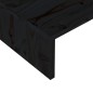 Supporto per Monitor Nero 60x23,5x12 cm Legno Multistrato Supporto per Monitor Nero 60x23,5x12 cm Legno Multistrato