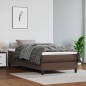 Materasso a Molle Marrone 90x200x20 cm in Similpelle Materasso a Molle Marrone 90x200x20 cm in Similpelle